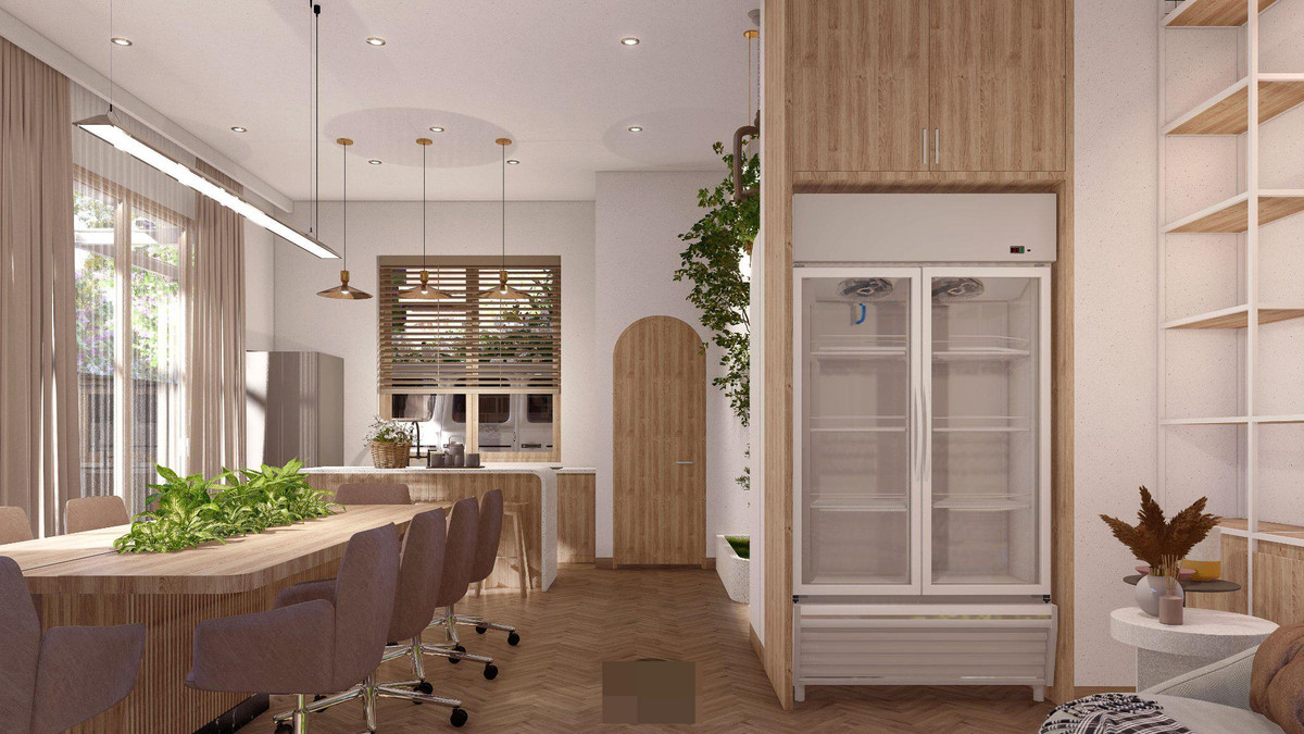 Nha 4 tang dep den me hoac, vuon nuong BBQ rong thenh thang giua troi-Hinh-8