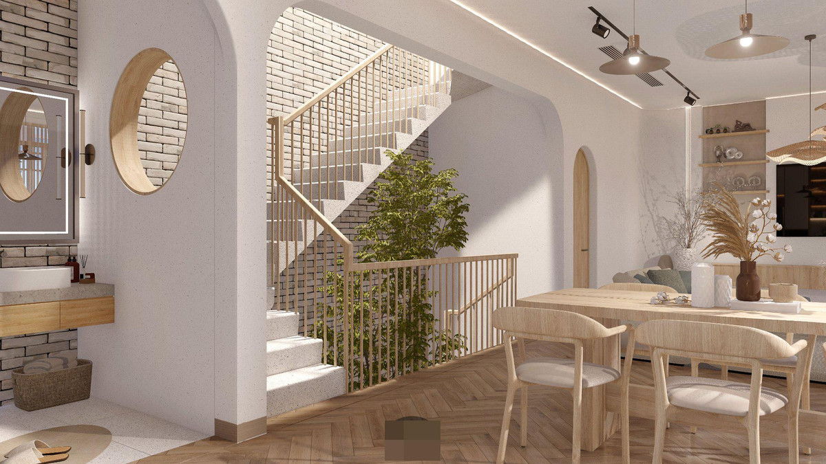 Nha 4 tang dep den me hoac, vuon nuong BBQ rong thenh thang giua troi-Hinh-35