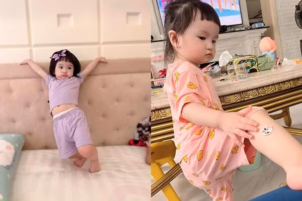 Anh hiem Doan Di Bang sinh con thu 3, nhan sac 