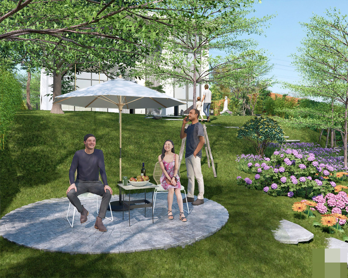 Villa trên đồi có view triệu đô, không gian bao phủ hoa cỏ - Hình 16 Villa tren doi co view trieu do, khong gian bao phu hoa co-Hinh-16