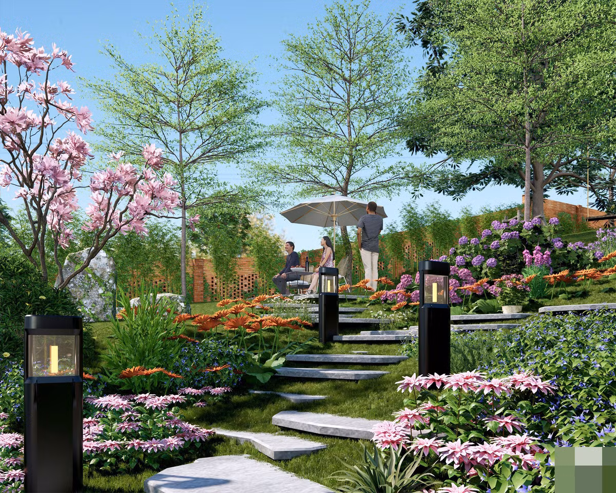 Villa tren doi co view trieu do, khong gian bao phu hoa co-Hinh-15