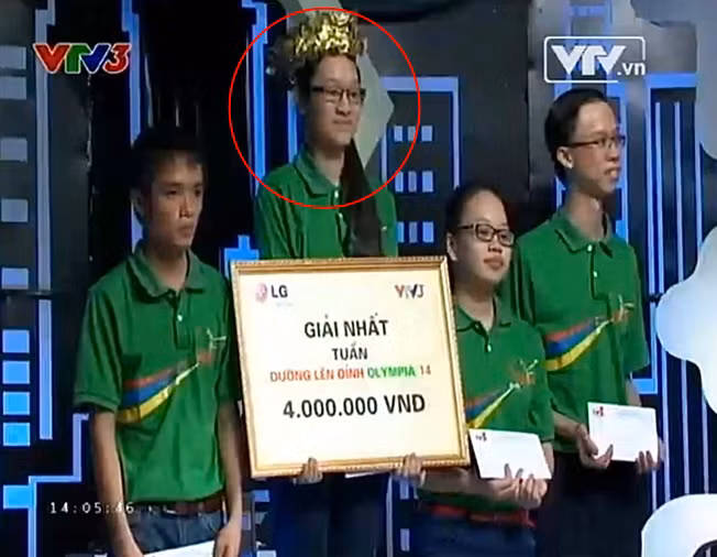 Cuu thi sinh Duong len dinh Olympia 