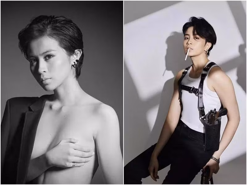 Trung thành với phong cách unisex, thiên về lịch lãm, nam tính Gil Lê thậm chí còn đẹp trai hơn nhiều nam thần trong showbiz.