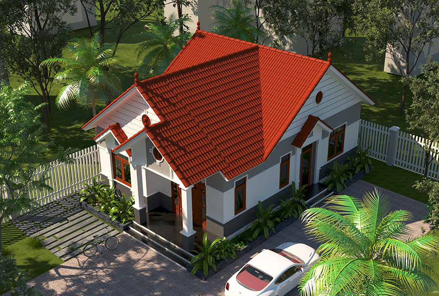 Mẫu nhà cấp 4 dưới 500 triệu vừa sang chảnh lại tiện nghi - Hình 8 Mau nha cap 4 duoi 500 trieu vua sang chanh lai tien nghi-Hinh-8