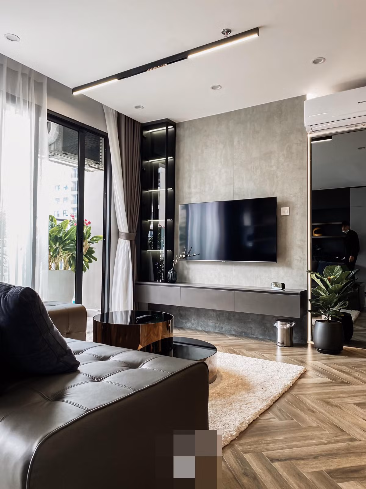 Tổ ấm tông màu lạnh ở tuổi 25 của chàng trai Hà thành - Hình 2 To am tong mau lanh o tuoi 25 cua chang trai Ha thanh-Hinh-2