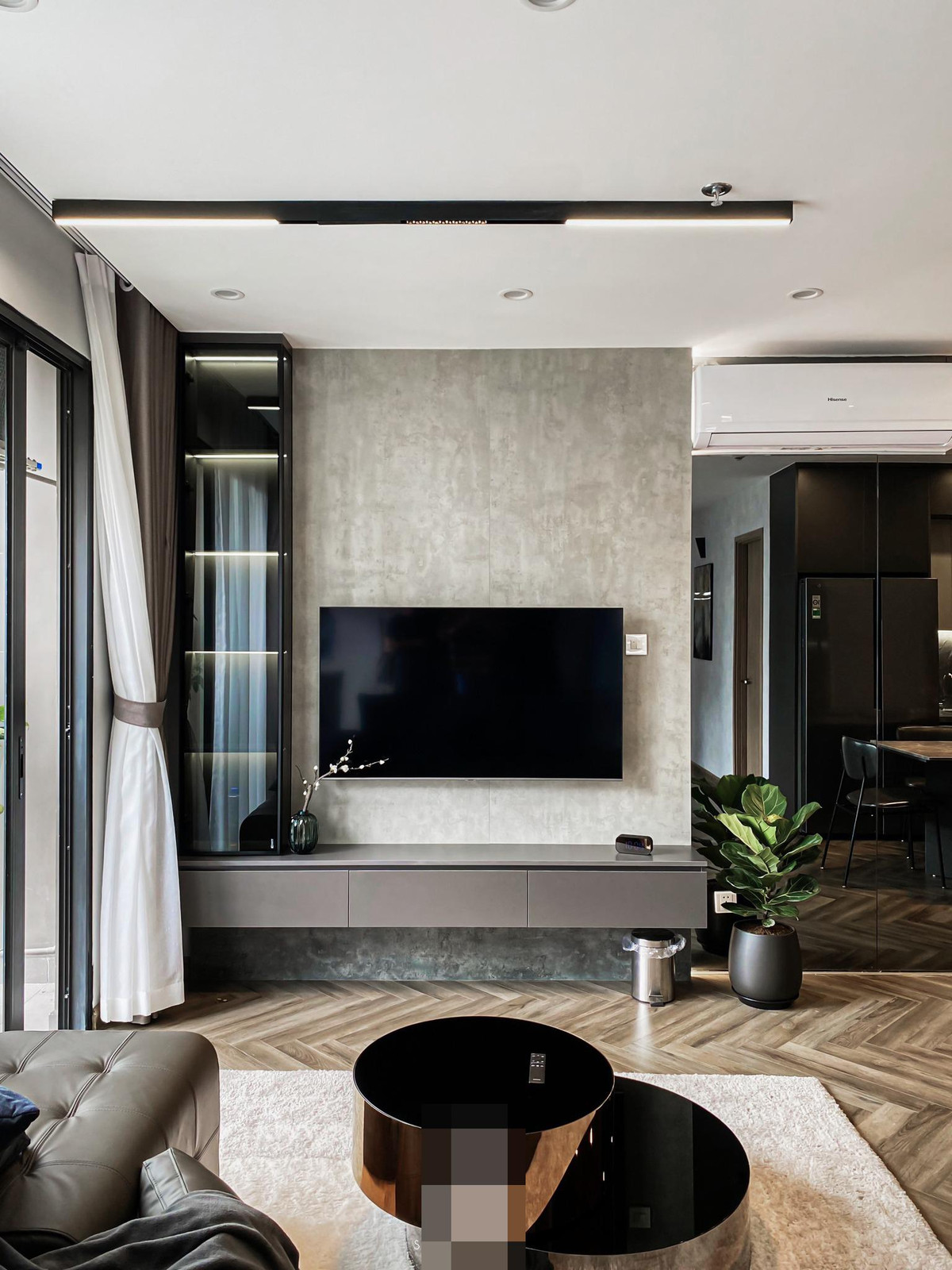 Tổ ấm tông màu lạnh ở tuổi 25 của chàng trai Hà thành To am tong mau lanh o tuoi 25 cua chang trai Ha thanh