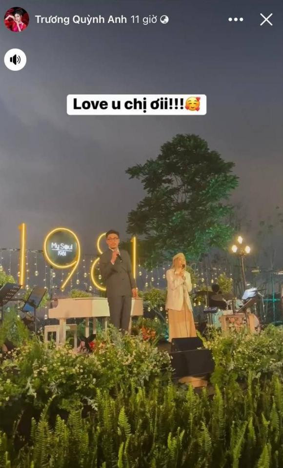 Trương Quỳnh Anh xúc động đến mất ngủ khi được ôm Mỹ Tâm - Hình 2 Truong Quynh Anh xuc dong den mat ngu khi duoc om My Tam-Hinh-2