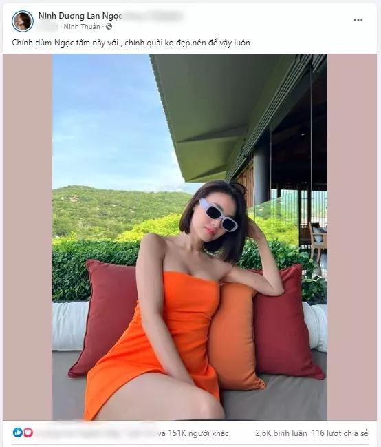 òn nếu không tự photoshop cho đẹp được, Lan Ngọc lên Facebook nhờ dân mạng chỉnh ảnh hộ luôn.