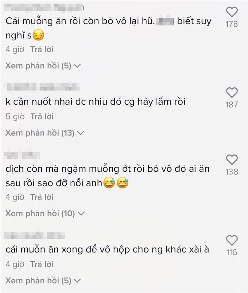 Soc hanh dong mat ve sinh Tiktoker 2,6 trieu follow o quan an