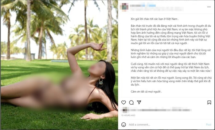 Vừa xin lỗi trên Facebook, cô gái Malaysia sang Instagram đăng ảnh gợi cảm khác - Hình 2 Vua xin loi tren Facebook, co gai Malaysia sang Instagram dang anh goi cam khac-Hinh-2