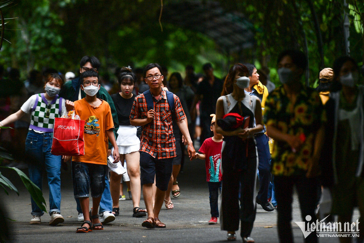 Chơi lễ, người dân dựng lều ngủ la liệt trong Thảo Cầm Viên - Hình 5 Choi le, nguoi dan dung leu ngu la liet trong Thao Cam Vien-Hinh-5