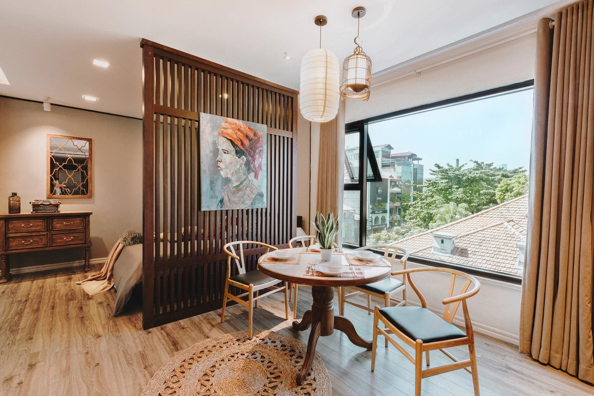 Dùng vách thay tường, giúp mở rộng diện tích cho căn hộ nhỏ ảnh 2