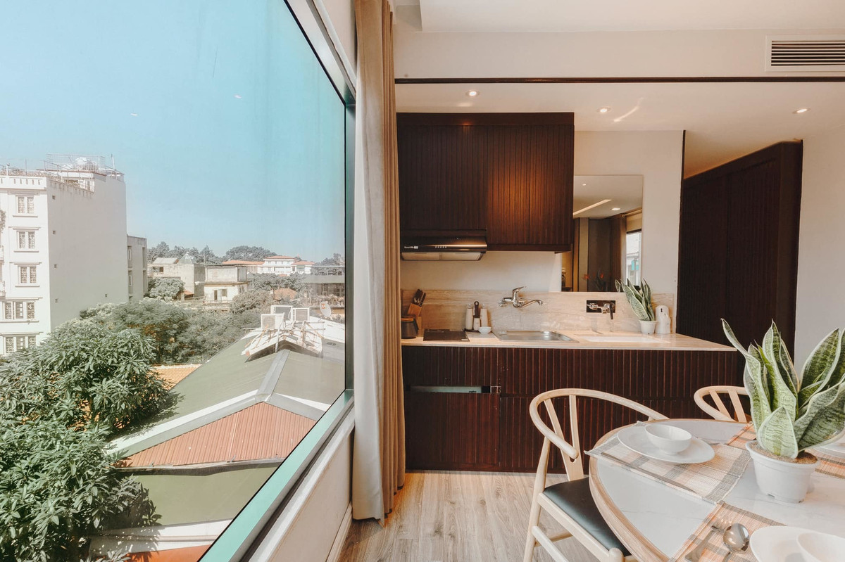 Dùng vách thay tường, giúp mở rộng diện tích cho căn hộ nhỏ ảnh 4