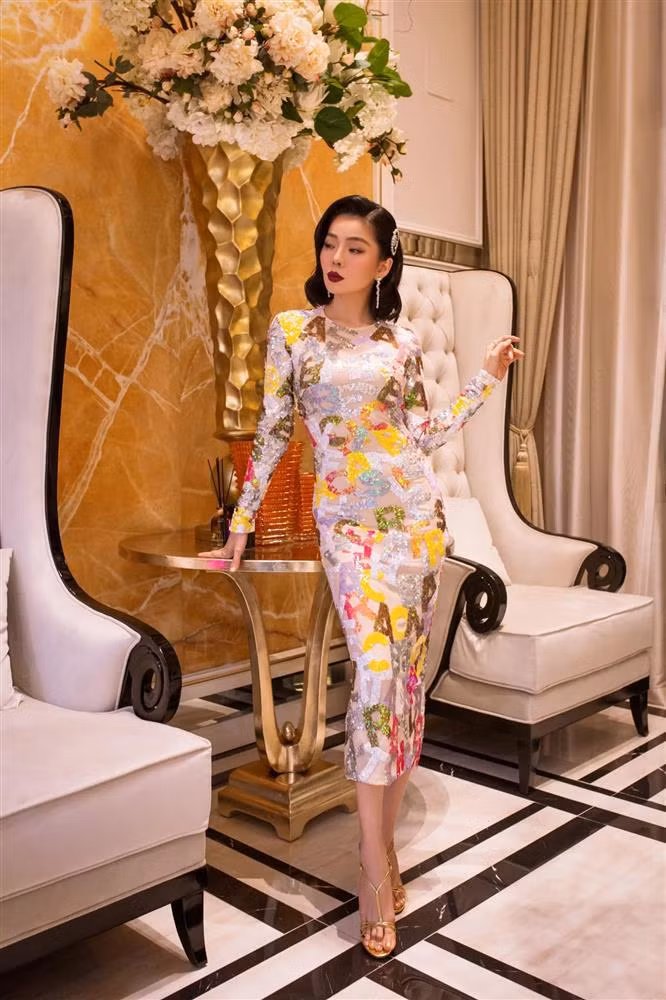 Le Quyen dung vay H'Hen Nie, ra sao khi gap body dep nhat Vbiz?