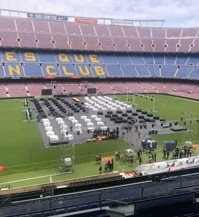 Barca bi che nhao vi cho thue Camp Nou de to chuc dam cuoi