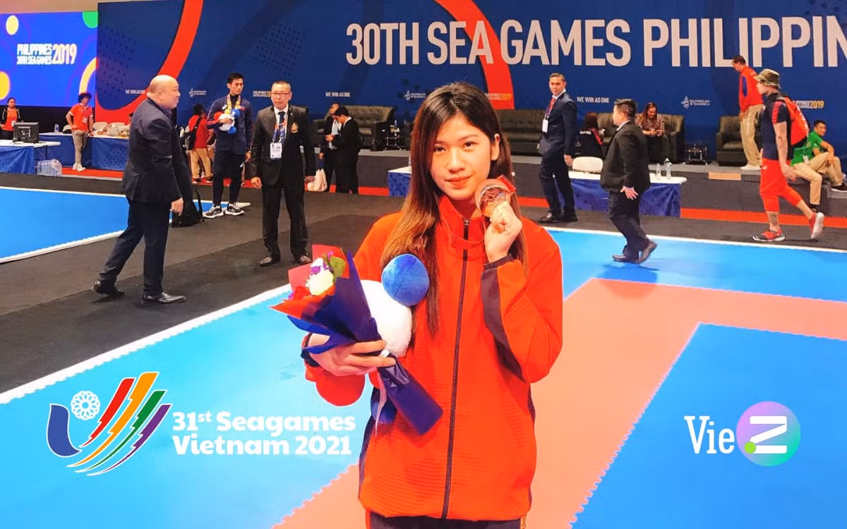 Sở hữu nhan sắc xinh đẹp, Trang Cẩm Lành được người hâm mộ ưu ái gọi với biệt danh "hot girl Karatedo".