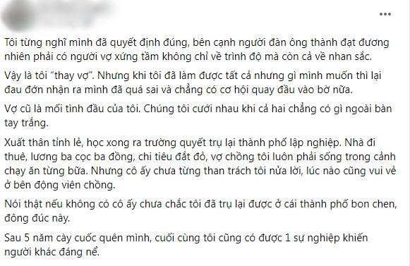 Mia mai vo cu phat com tu thien, bi dap tra chong cam mat chay