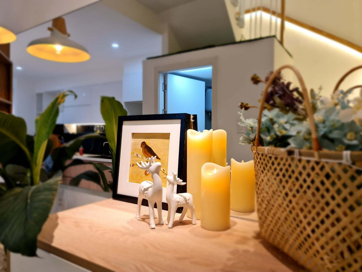 'Ao' nuoi ca, trong hoa sung tren san thuong ngoi nha pho-Hinh-7