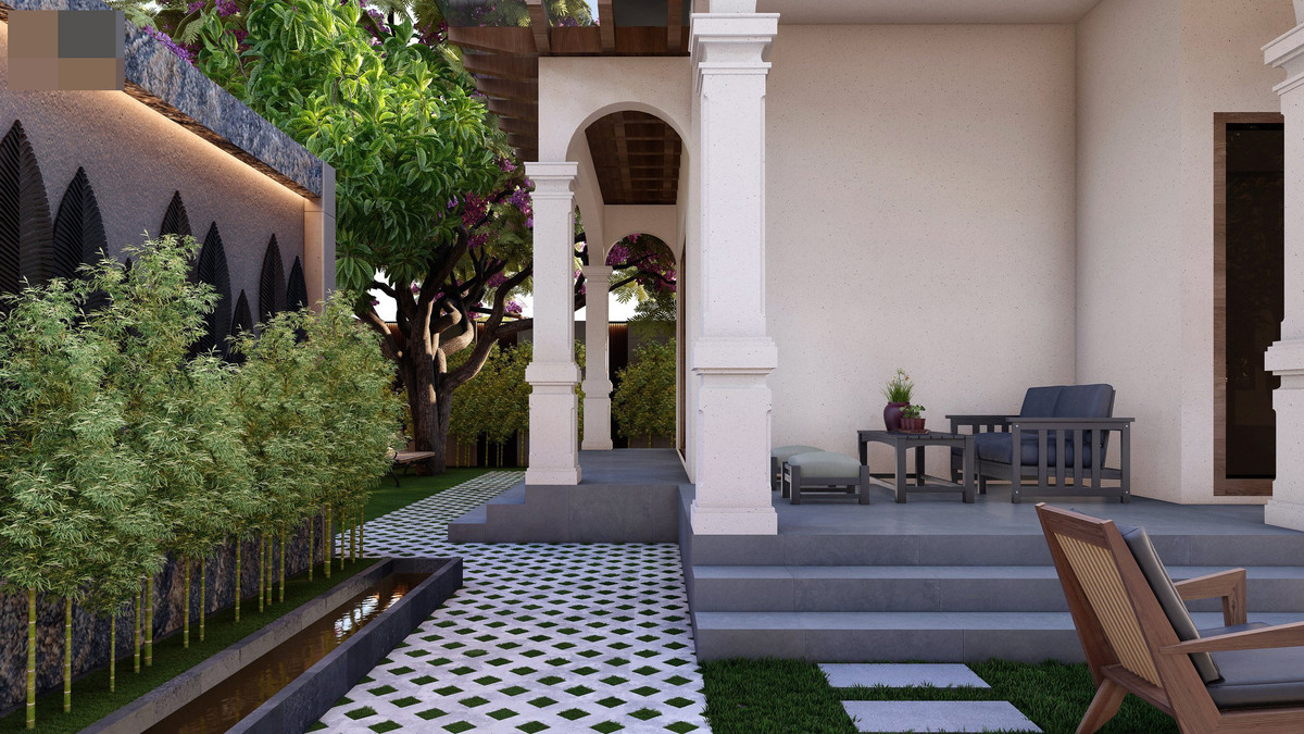 Ngoi nha co suoi nuoc roc rach va phong tam lo thien-Hinh-5