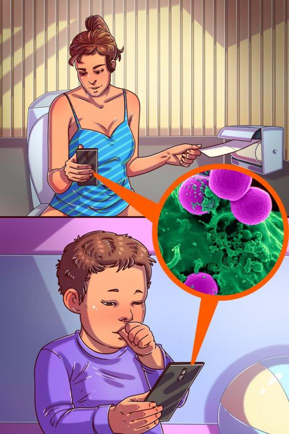 Lý do nên ngừng sử dụng điện thoại trong nhà vệ sinh Ly do nen ngung su dung dien thoai trong nha ve sinh