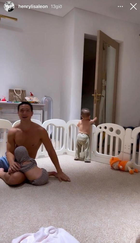 Hà Hồ tức giận khi con trai Leon thiên vị bố Kim Lý hơn - Hình 2 Ha Ho tuc gian khi con trai Leon thien vi bo Kim Ly hon-Hinh-2