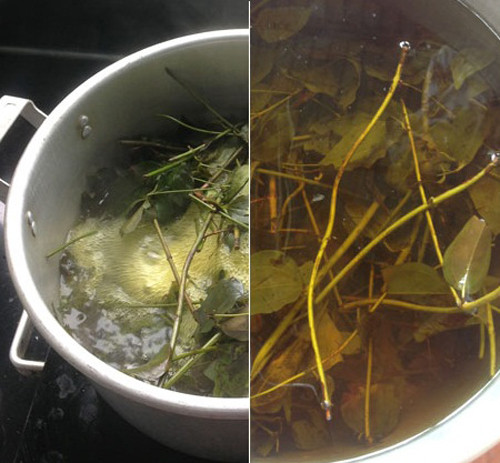 Tắm nước lá. Trong nhiều nền văn hóa, các loại hoa lá luôn mang ý nghĩa “tẩy trần” giúp con người sạch sẽ, đón vận may. Bạn có thể tắm bằng lá bưởi với ý nghĩa mang phúc lộc hay dùng 7 loại hoa nhiều màu (trừ màu trắng) ngâm nước tắm.