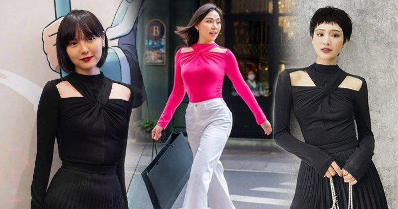 Sam giàu sụ vẫn mặc mãi chiếc áo "đụng hàng" Hải Tú, Hiền Hồ - Hình 8 Sam giau su van mac mai chiec ao