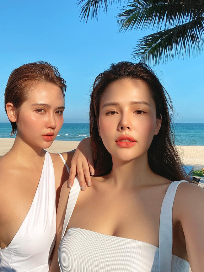 Khi để mặt mộc, Phanh Lee vẫn thu hút nhờ vào sống mũi cao.