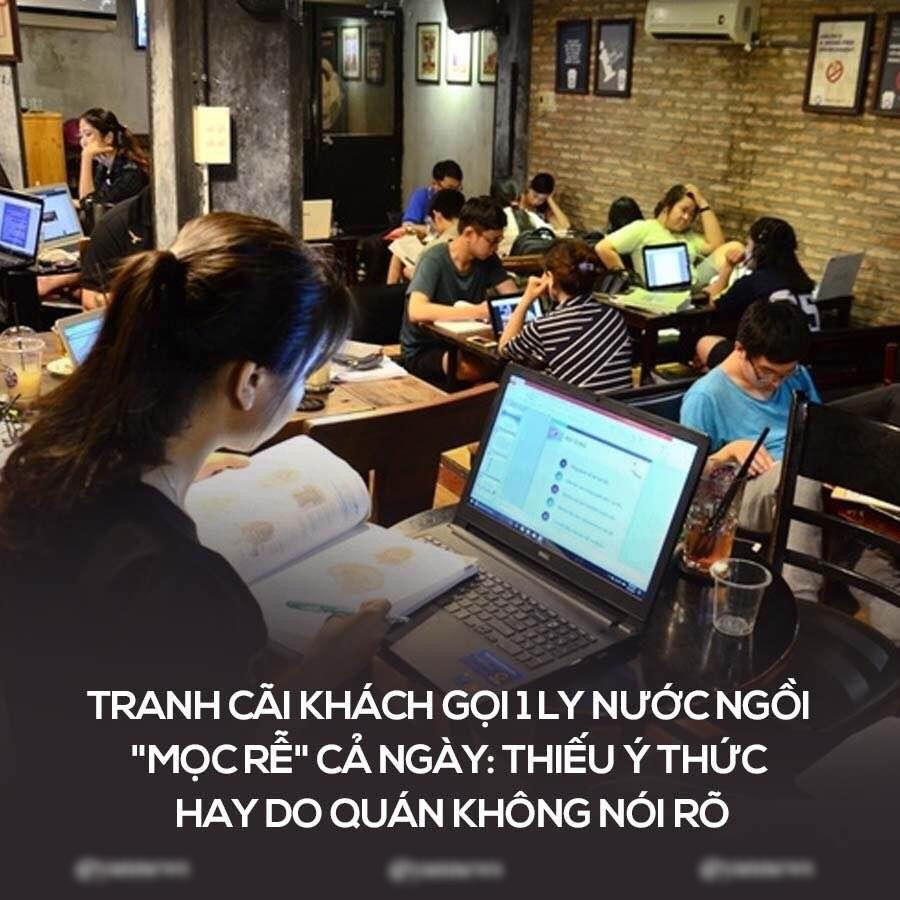 Tranh cai khach goi 1 coc nuoc xong 