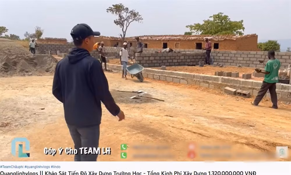 Quang Linh lấy tiền ở đâu làm từ thiện cho người dân châu Phi? Quang Linh lay tien o dau lam tu thien cho nguoi dan chau Phi?