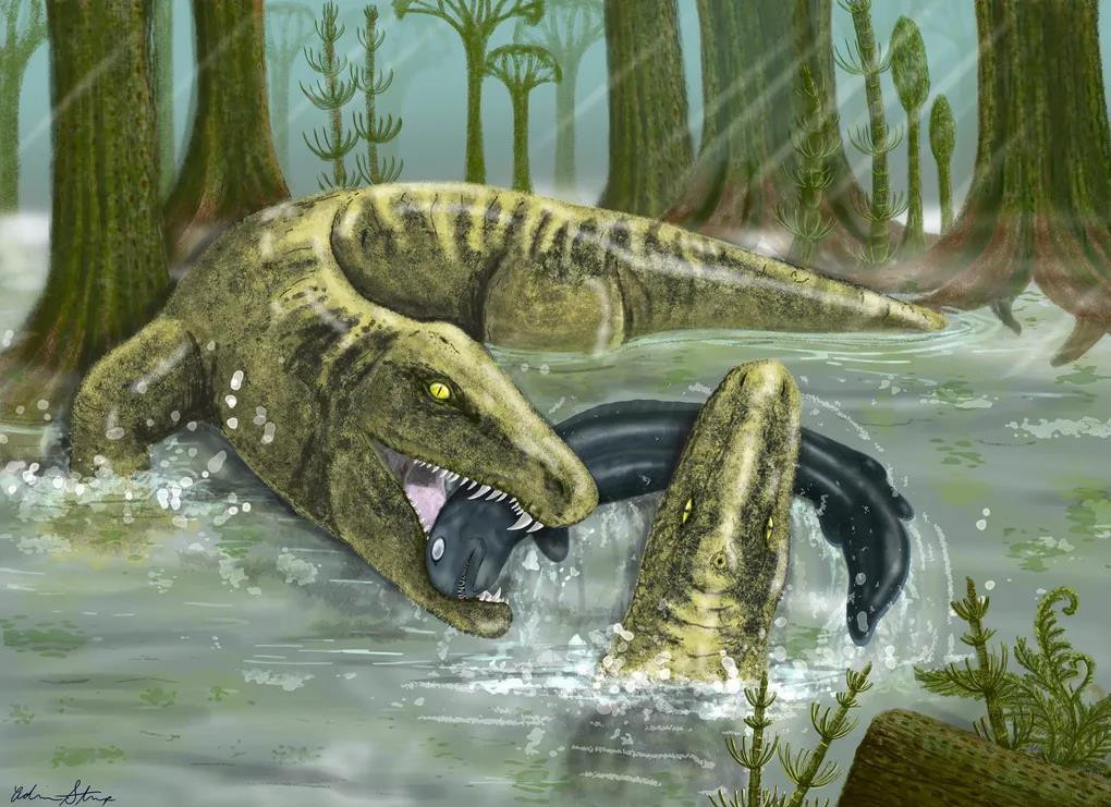 Tổ tiên quái thú của chúng ta đáng sợ hơn khủng long bạo chúa - Hình 2 To tien quai thu cua chung ta dang so hon khung long bao chua-Hinh-2