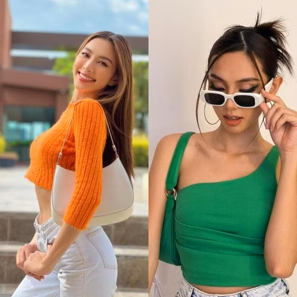 Mẫu túi Prada có giá gần 60 triệu được người đẹp tậu hẳn 2 chiếc có màu khác nhau để dễ phối đồ.