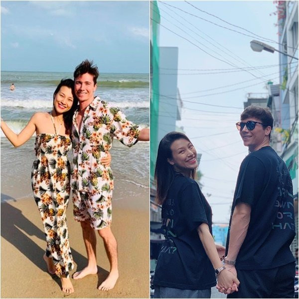 Gu thời trang đồng điệu của vợ chồng MC Hoàng Oanh trước khi ly hôn - Hình 5 Gu thoi trang dong dieu cua vo chong MC Hoang Oanh truoc khi ly hon-Hinh-5