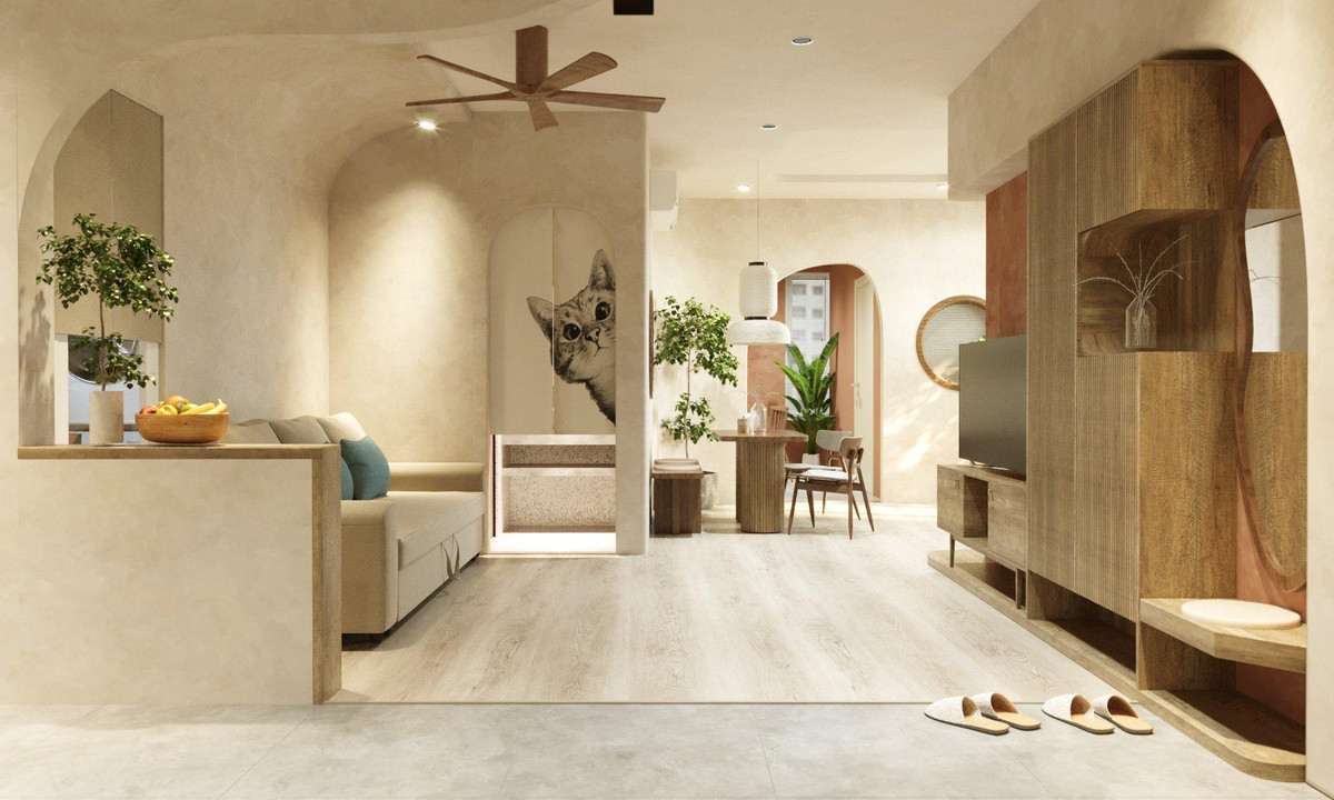 Can ho chua ky uc cua gia chu, ngap mang xanh thien nhien, nang vang-Hinh-4