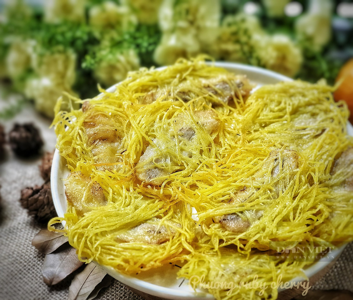 Bí quyết làm bánh khoai sợi chiên vàng ươm, giòn rụm Bi quyet lam banh khoai soi chien vang uom, gion rum