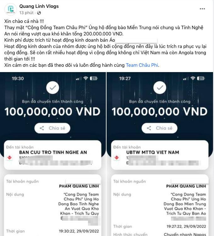 Ba Nhan Vlog bat ngo bi reo ten vao viec tu thien mien Trung-Hinh-5