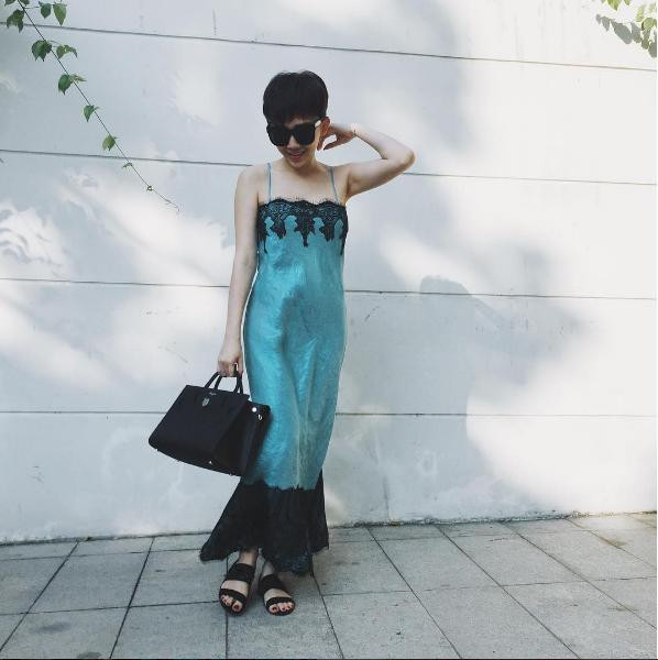 óc Tiên cũng là mỹ nhân nghiện mặc mốt đồ ngủ ra đường.