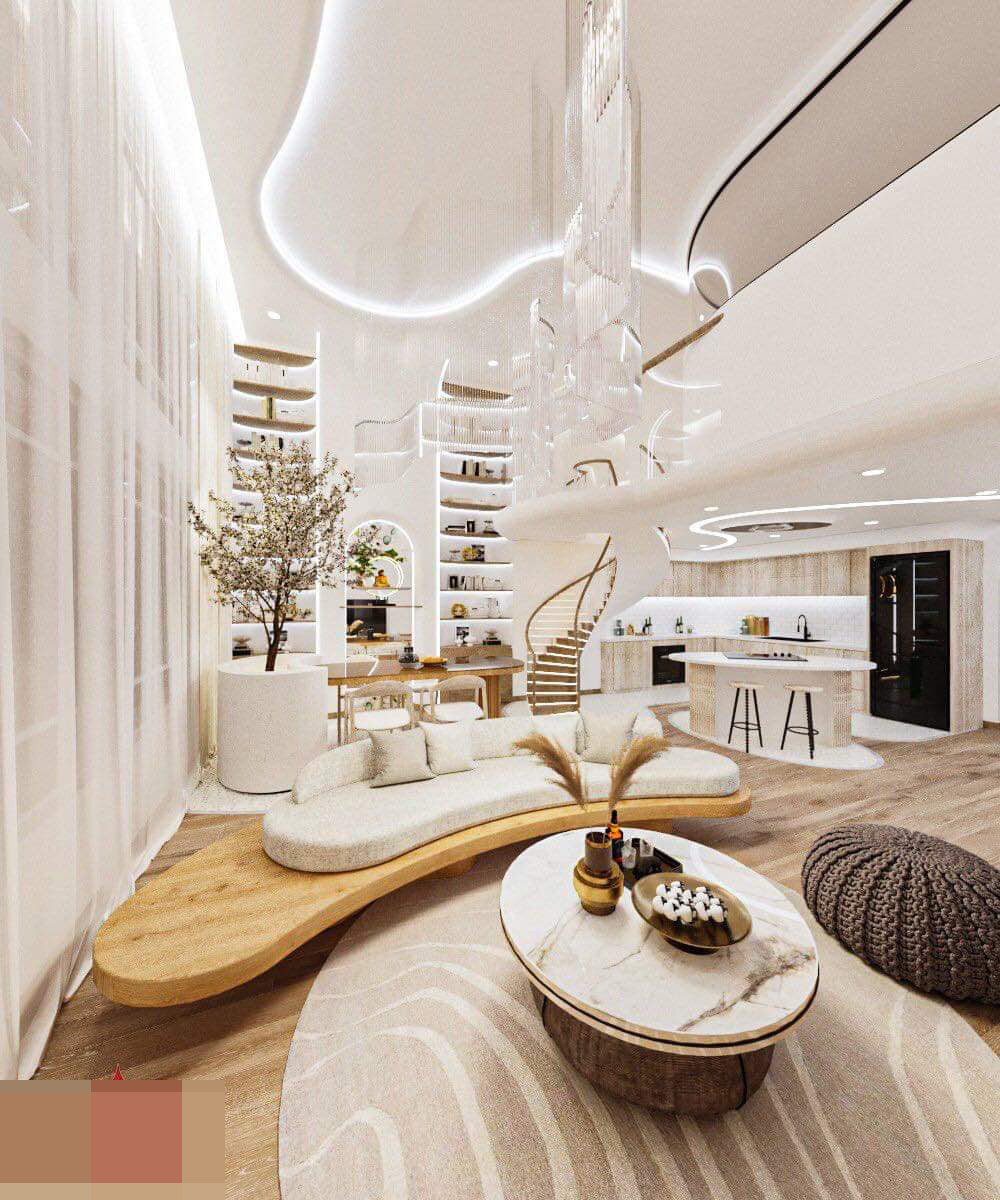 Căn hộ Duplex hóa biệt thự chân mây, thiết kế bắt mắt ảnh 1