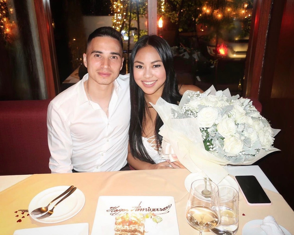 Tristan có cô vợ nóng bỏng Belle Widdows cùng đồng hành qua giai đoạn xuống phong độ này. Cặp đôi cùng nhau trải qua 7 năm mặn nồng với nhiều thăng trầm.