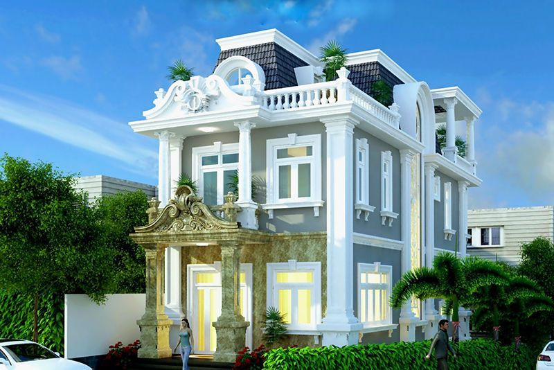 Me dam nhung mau biet thu tan co dien 2 tang-Hinh-10