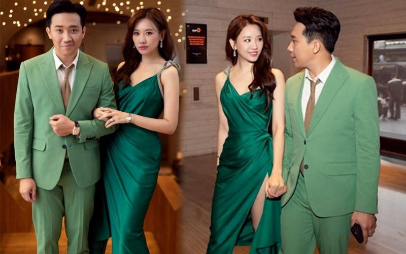 ánh bước cùng Trấn Thành tại các sự kiện, cả hai gây trầm trồ vì độ xứng đôi.