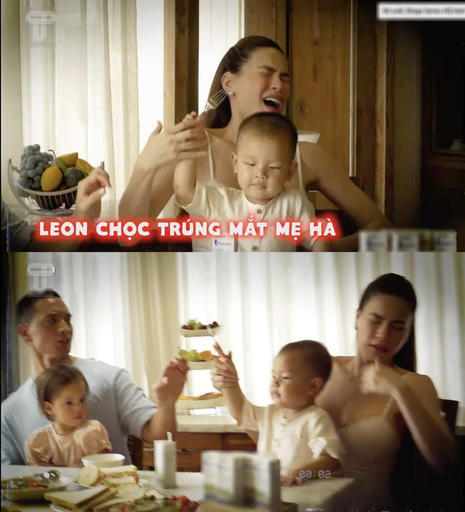 Ha Ho suyt gap nan vi con trai Leon quay pha buoi chup hinh-Hinh-5