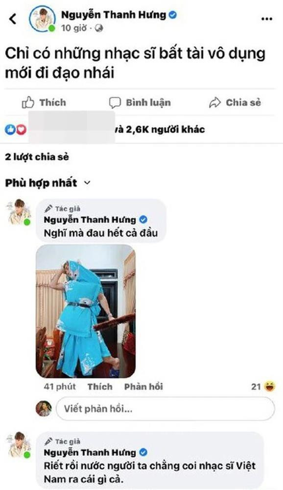 Thanh Hung buc xuc 'nhac si dao nhai', nhac truc tiep Son Tung?-Hinh-2