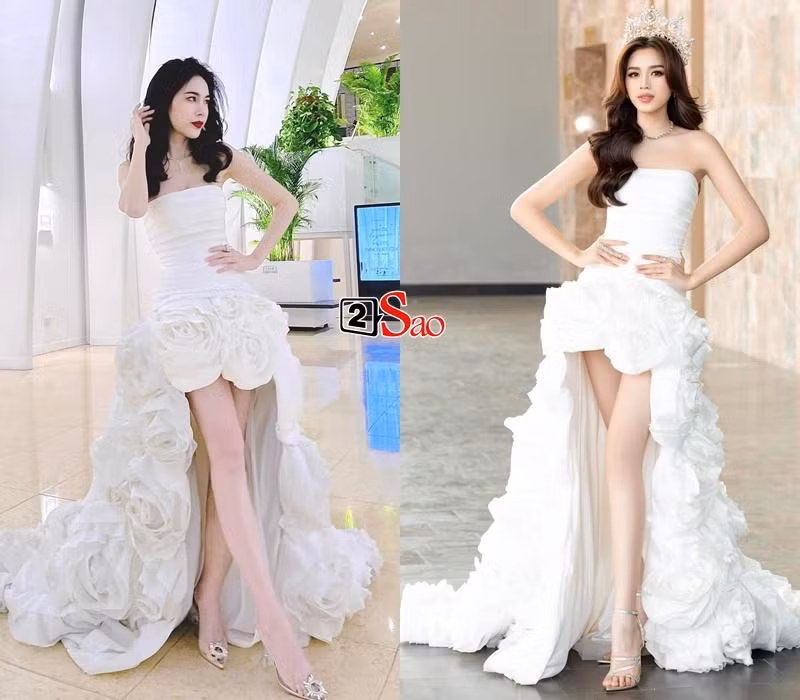 Thủy Tiên đụng hàng Đỗ Thị Hà, ca sĩ có thắng hoa hậu? - Hình 10 Thuy Tien dung hang Do Thi Ha, ca si co thang hoa hau?-Hinh-10