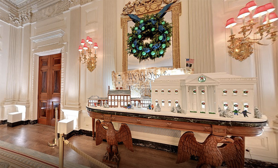 Nhà Trắng trang hoàng đón Giáng sinh - Hình 6 Nha Trang trang hoang don Giang sinh-Hinh-6