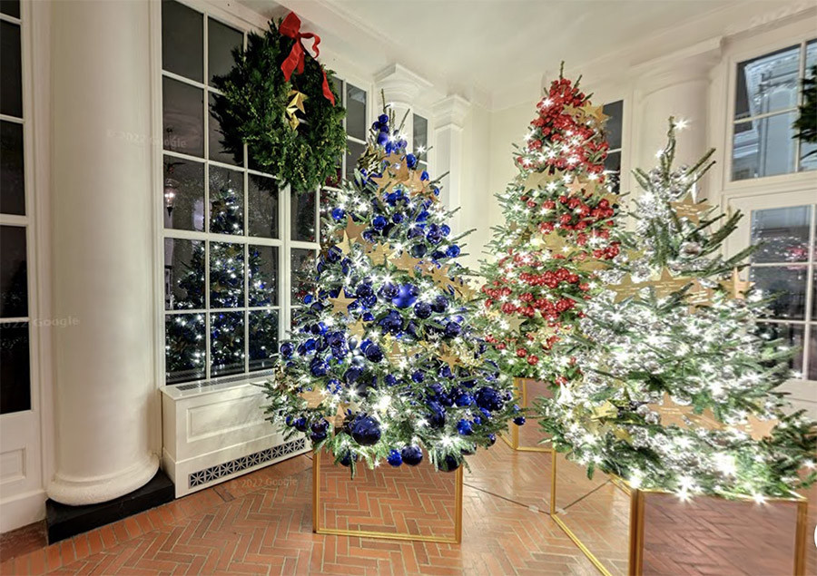 Nhà Trắng trang hoàng đón Giáng sinh - Hình 3 Nha Trang trang hoang don Giang sinh-Hinh-3