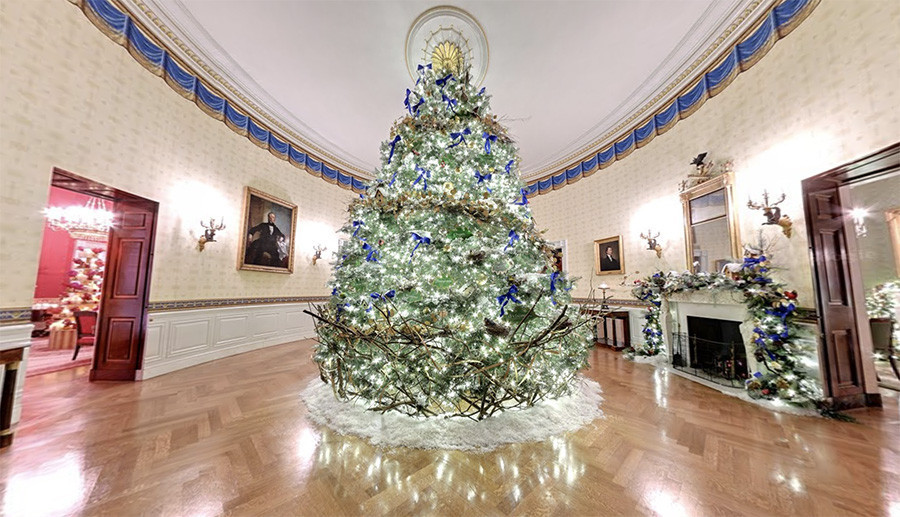 Nhà Trắng trang hoàng đón Giáng sinh - Hình 2 Nha Trang trang hoang don Giang sinh-Hinh-2