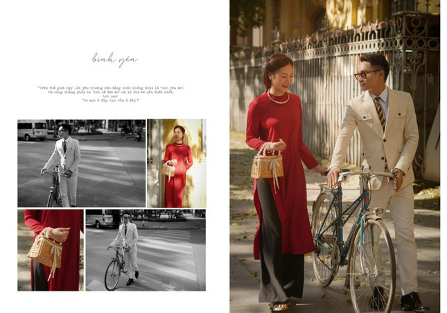 Anh cuoi dep nhu phim dien anh mang cam hung Ha Noi thap nien xua