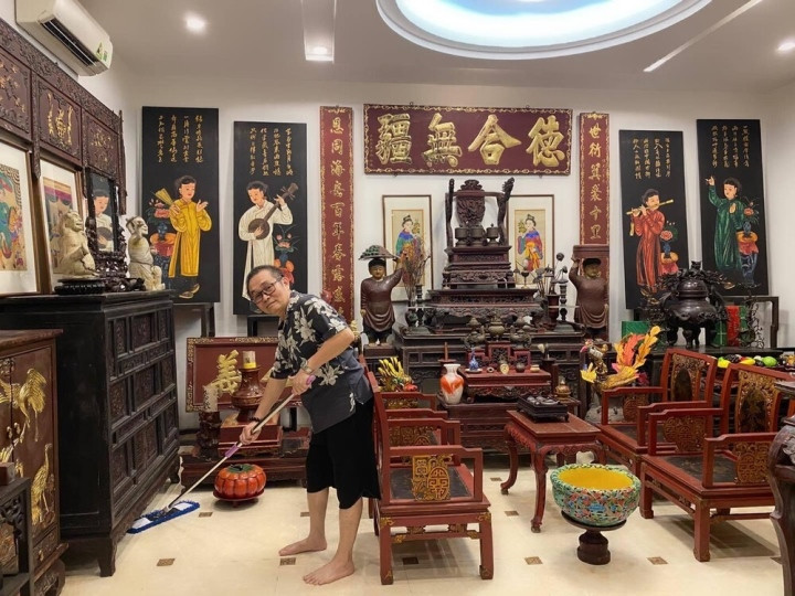 Thú vui của 'vua hài đất Bắc' Xuân Hinh ở tuổi 62 Thu vui cua 'vua hai dat Bac' Xuan Hinh o tuoi 62