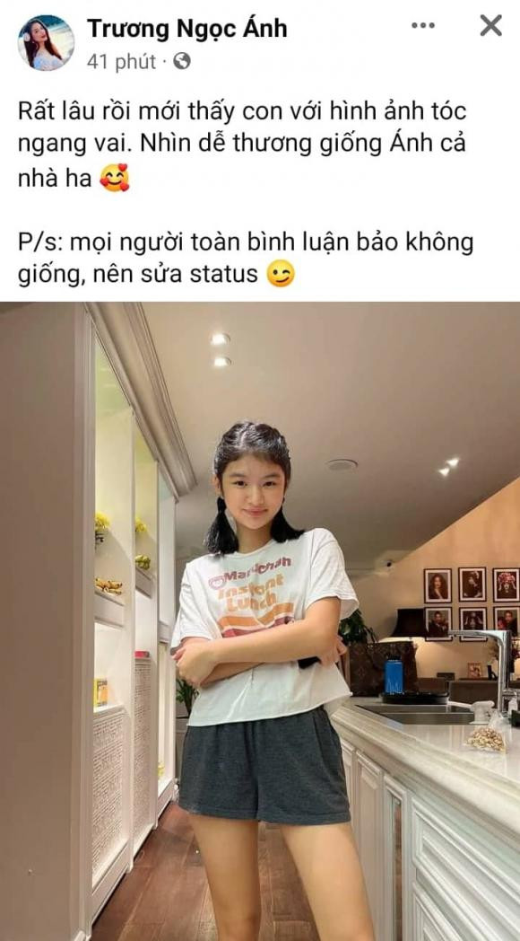 Trương Ngọc Ánh khoe con gái càng lớn càng xinh xắn và dễ thương Truong Ngoc Anh khoe con gai cang lon cang xinh xan va de thuong